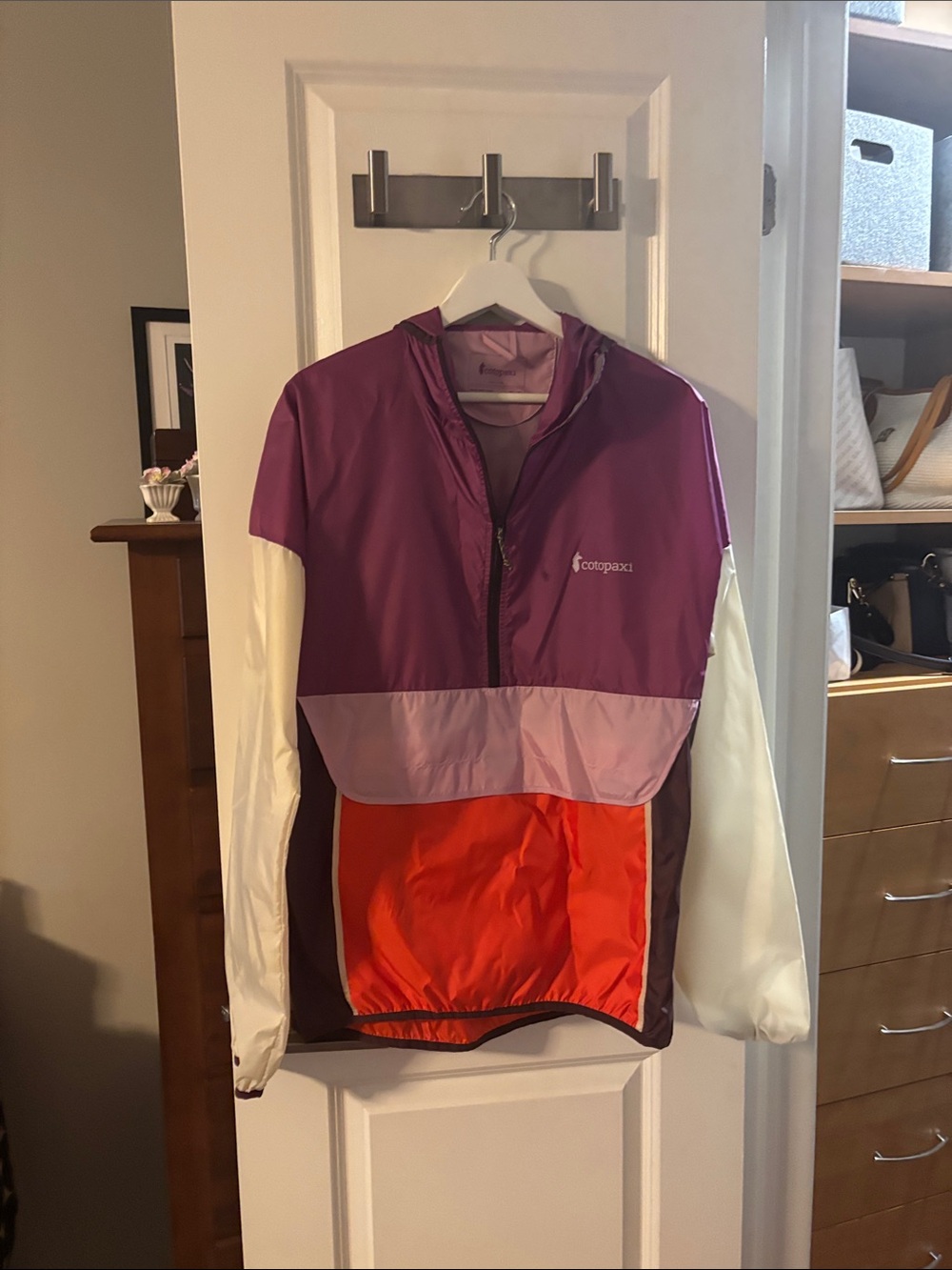 cotopaxi Colorblock Half-Zip Jacket - Purple, Pink, Orange, White